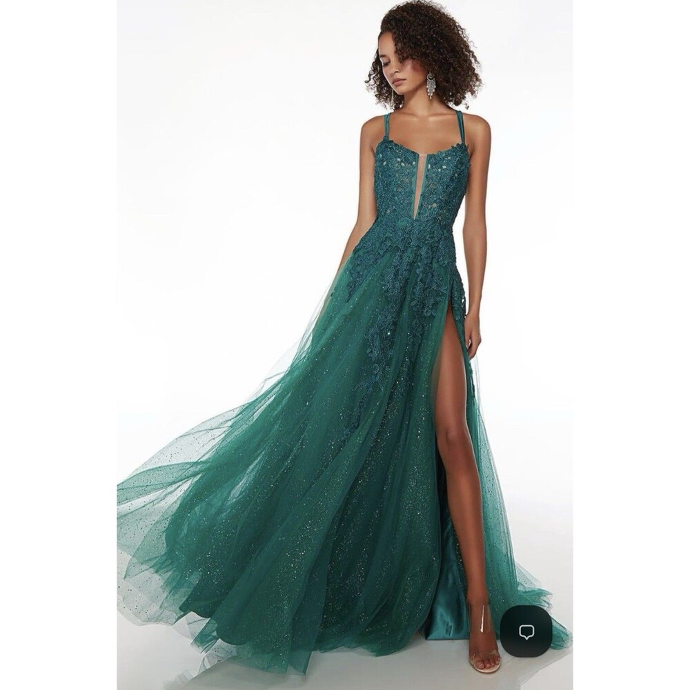 Alyce Paris Aline Everglade Gown 61477 $502 Size:14